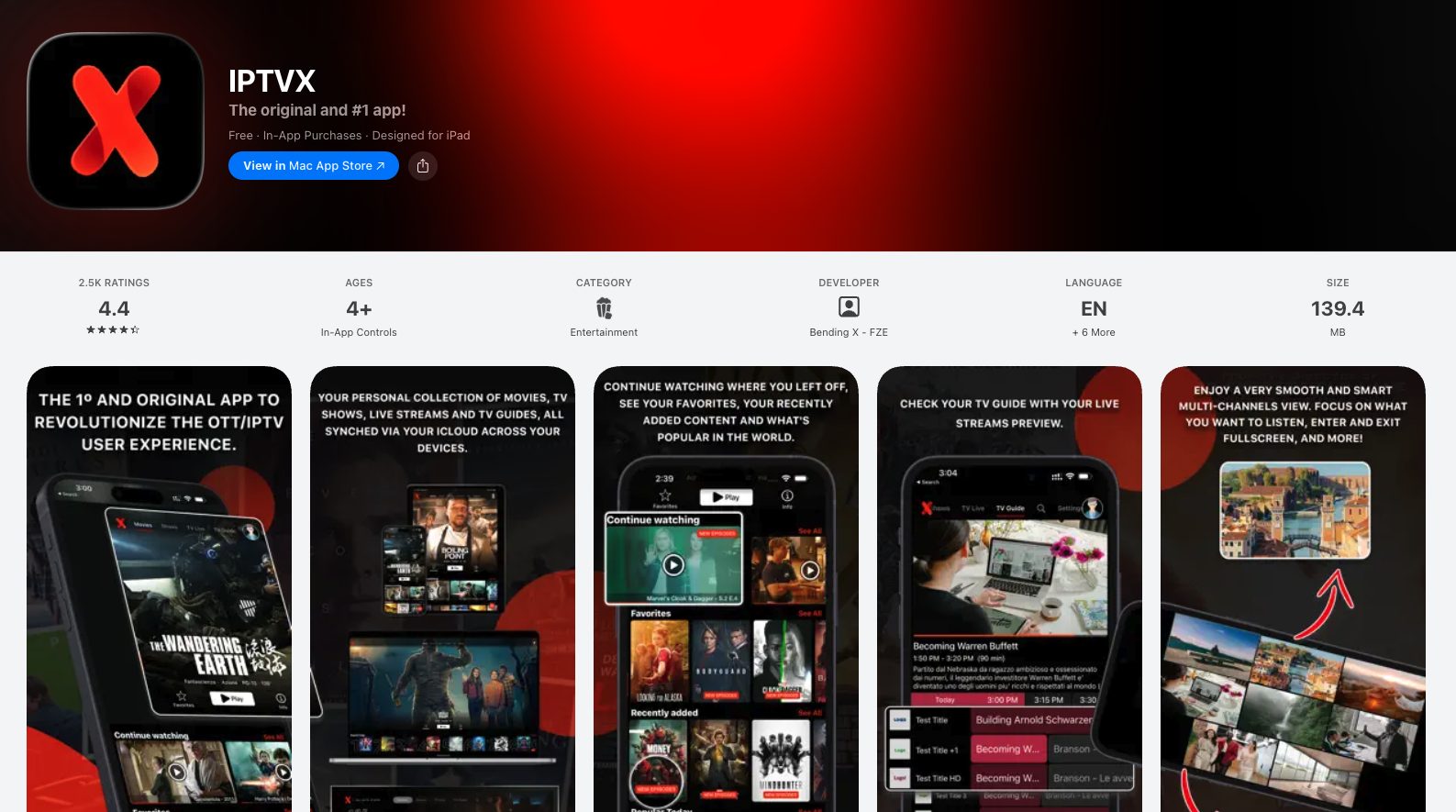 IPTV Smarters en la App Store de Apple