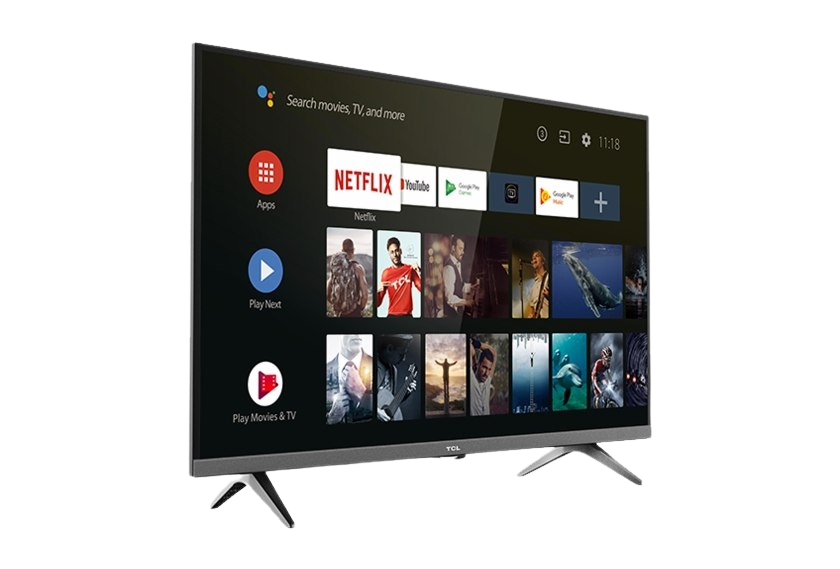 IPTV reproduciéndose en un Smart TV Android con su interfaz de streaming
